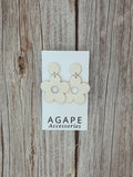 Flower Polymer Clay Earrings