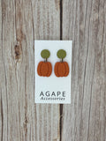 Pumpkin Dangle Earrings
