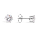 Cubic Zirconia Stud Earrings - 5mm