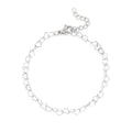 Heart Chain Bracelet - 6.5 inches + 1 inch extender
