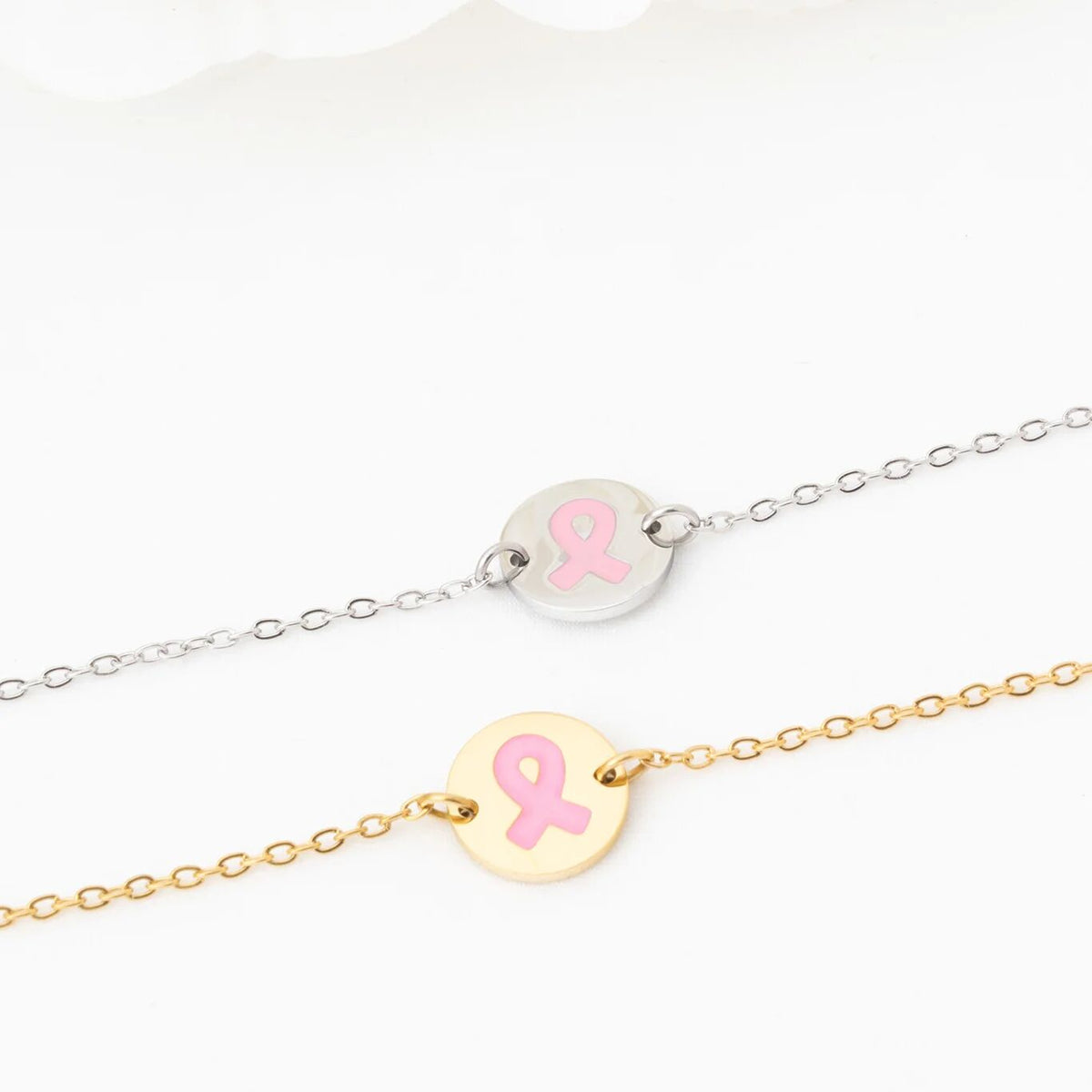 Breast Cancer Awareness Bracelet 6 inches long + 1 inch extender